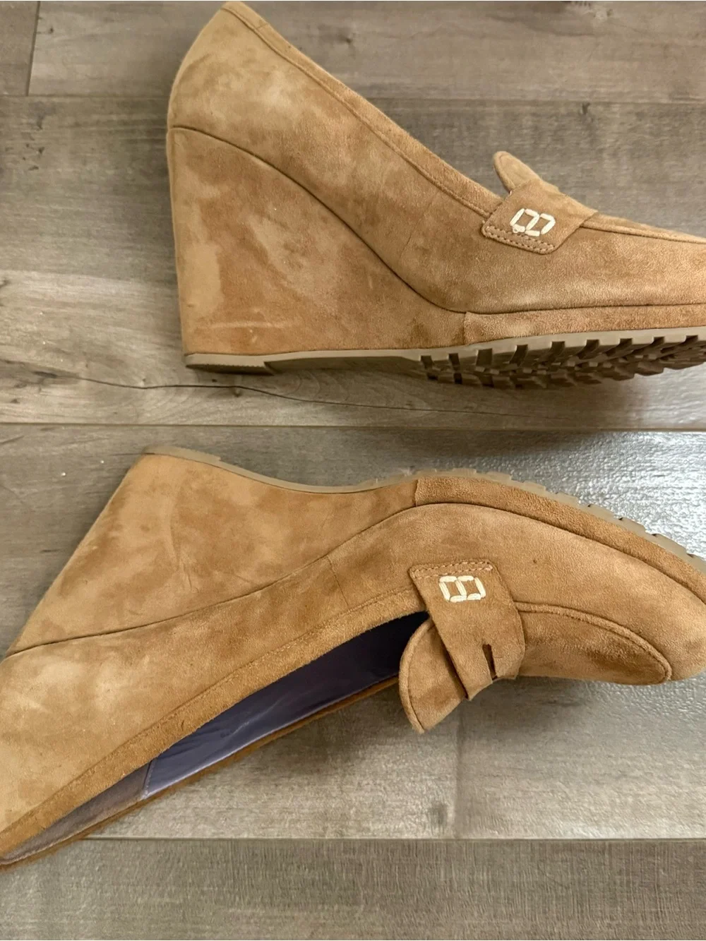 JBU Daffodil Shoes T-Strap Casual Flat 6.5 Brown Laser Cut Mary Jane Walking